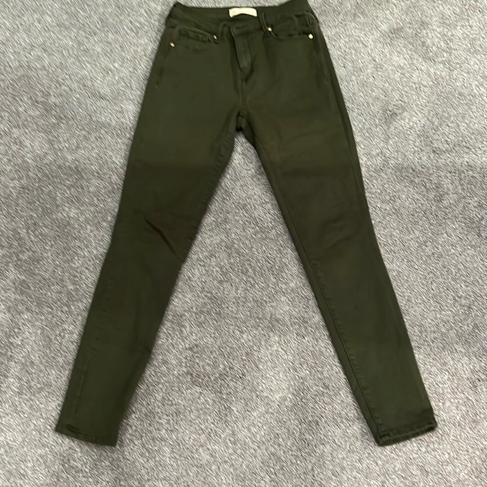 Gap Olive skinny jeans